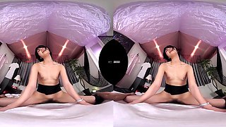 Naughty asian teen VR filthy X-rated clip