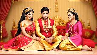 Hentai cartoon fantasy featuring steamy scenes with Indian aunty Rozestybypass99