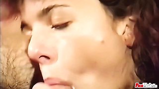 FUNMOVIES - Kinky cougar gets smashed on the table