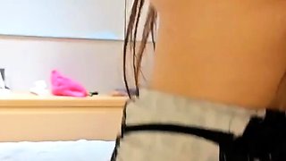 Asian amateur fucked in her hairy Japanese pussy