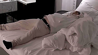 Horny Stepmom Shares Bed, in Hotel with Stepson After Party Dada Deville, Real Amateur MILF