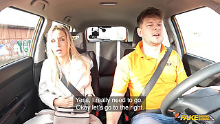 Fake Driving School - Road Rage Followed by Rough Fuck, Lucky Bee Cant Wait for a Facial