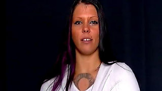 Pussyshow.... Steffi - Tattooed Amateur Chick Solo