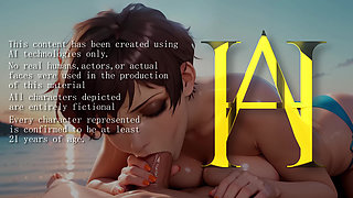 Big Cock Suck & Beach Facial, Let's Make It Hot On The Sand - ATKINS HEAVEN