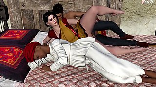 Indian Desi Bhabhi Hot Meena Got Fucked By Her Stepbrother-in-law In Front Of Her Husband