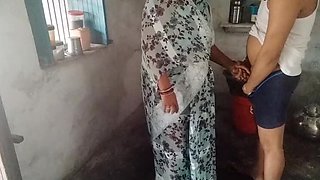 Desi Aunty Catches Step Nephew Jerking Off - Hindi Urdu Taboo Sex