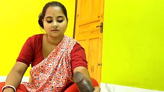 Indian Stepsister Caught Me Jerking Off - Big Ass Desi Bhabhi Rides My Cock in Doggy & Cowgirl