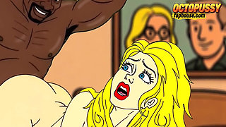 Cuckold Husband Watches a Black Guy Fuck His Wife.