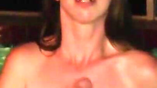 Mia Monroe POV Jerked off Poolside