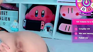 Hot teen lauryn may solo toying