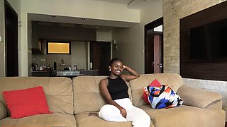 Amateur Ebony Teen Tight Pussy Stretched