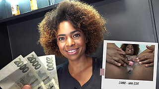 Czech Streets 121 Black seductive hairdresser