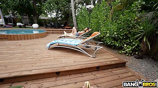 Stepsister's Sun Baked Pussy