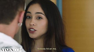 Reverse cowirl scene with elite Chris Diamond and Ginebra Bellucci from Vixen