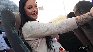 Wild Bus Ride with shameless girl