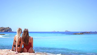 Alberto Blanco's massive cock pleases Stacy Cruz and Elena Vedem in a wild outdoor adventure