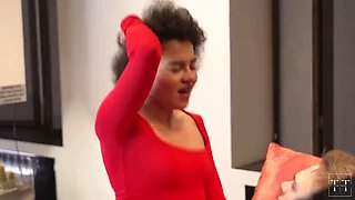 Chocolate & Milk: Ebony Threesome With Tim Team, Big Dick Blowjob & Cum In Mouth