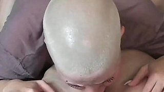 Bald Beauty Vilu Vidish Gets Used Like a Throat Toy - Deepthroat Madness