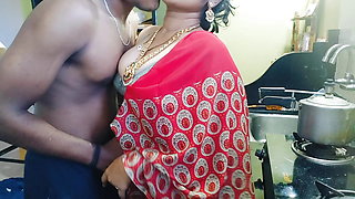 My bhabhi sexy and I fucked her in kitchen when my brother was not in home