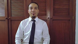 Horny Latina Student Seduces English Professor for Bedroom Pound