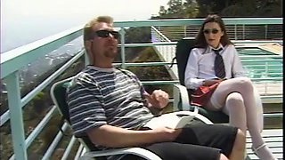 Brunette getting plowed in the gym