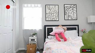 Horny Stepdaughter Begs For Stepdad's Dick