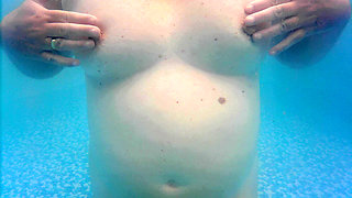 Breasts in the Pool