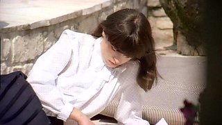 Blonde brunette and redhead having threesome at the office