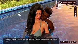 Hot Stepmom & Step Sister Share Big Ass Anal - Whispering Desire V0.4 Part 1