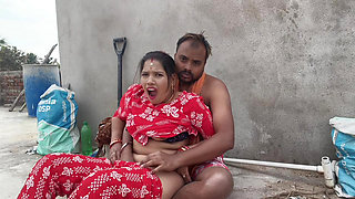 Jija ne apni sali ko chhat ka upper choda, Job sali dress sukhaa raha tha