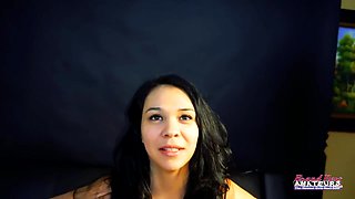 Petite Coed Sabrina Sucks And Rides With Her Love Holes!