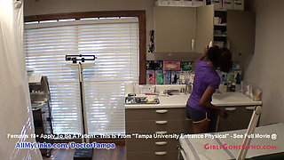 Lotus Lains’ New Student Gyno Exam By Doctor From Tampa On Spy Cam