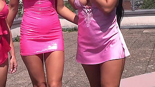 Latina, Tatti and Mila in: Barbie Girls in Tape Bondage World! (4k)