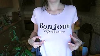 Horny Hairy Housewife GinnaGg Craves a Hard Fuck