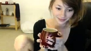 Curly Blonde Teen Records Solo Dildo Masturbation More at