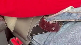 On the Highway I Make the Uber Driver Cum