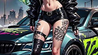 Gol Anime Hot Cars and Hot Girls