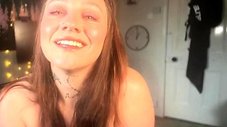POV face close up cumshot