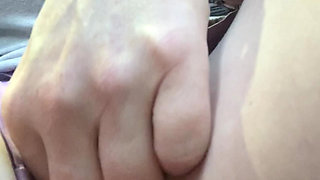 Pussy N Pubes Play in Transport Makes My Fingers Smell Amazing!