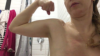 Hairy Armpits and Strong Bicepcs and Back