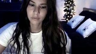 Tattoed Amateur Webcam Girl Hot Dildo Action Masturbation