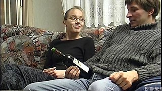 Vintage blonde's raw passion captivates with a wild, intimate sensual charm