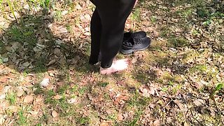 Outdoor Public BDSM: Hard Spanking and Domination in the Woods