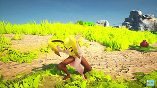 Rabbit Monster Grinding Woman (sapphire Safari V.23)