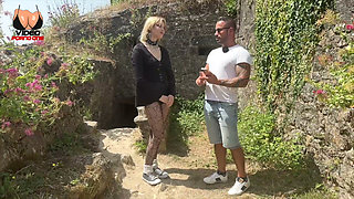 A Stranger Fucks Me Outside a Castle and I Love It!