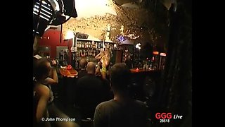 Blonde Gangbang Live on Stage - Hardcore Group Sex & Bukkake