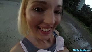 Public agent - i creampied twenty-one yr aged lovite fate's incredible pussy outside