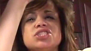 Cum Hungry Slut Swallows Every Last Drop