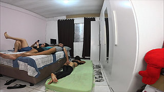 Wife had to share a room with her friend