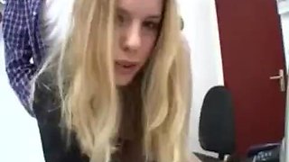 French Secretary: Blowjob, Doggy  Cowgirl Porn